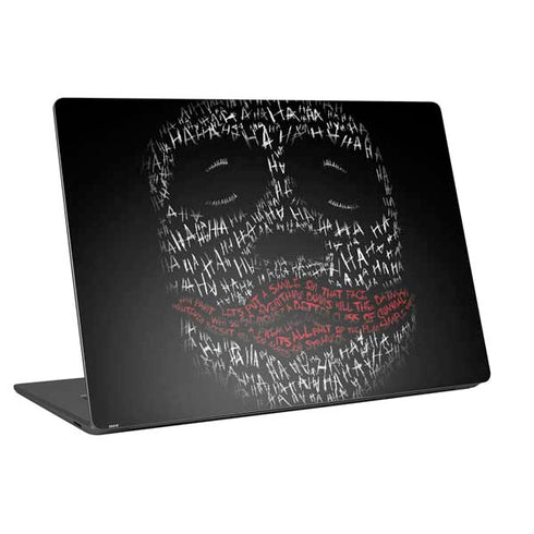 DC Comics The Joker Put a Smile On That Face Universal Laptop 16.6in (13.4 x 9.7in) Skin